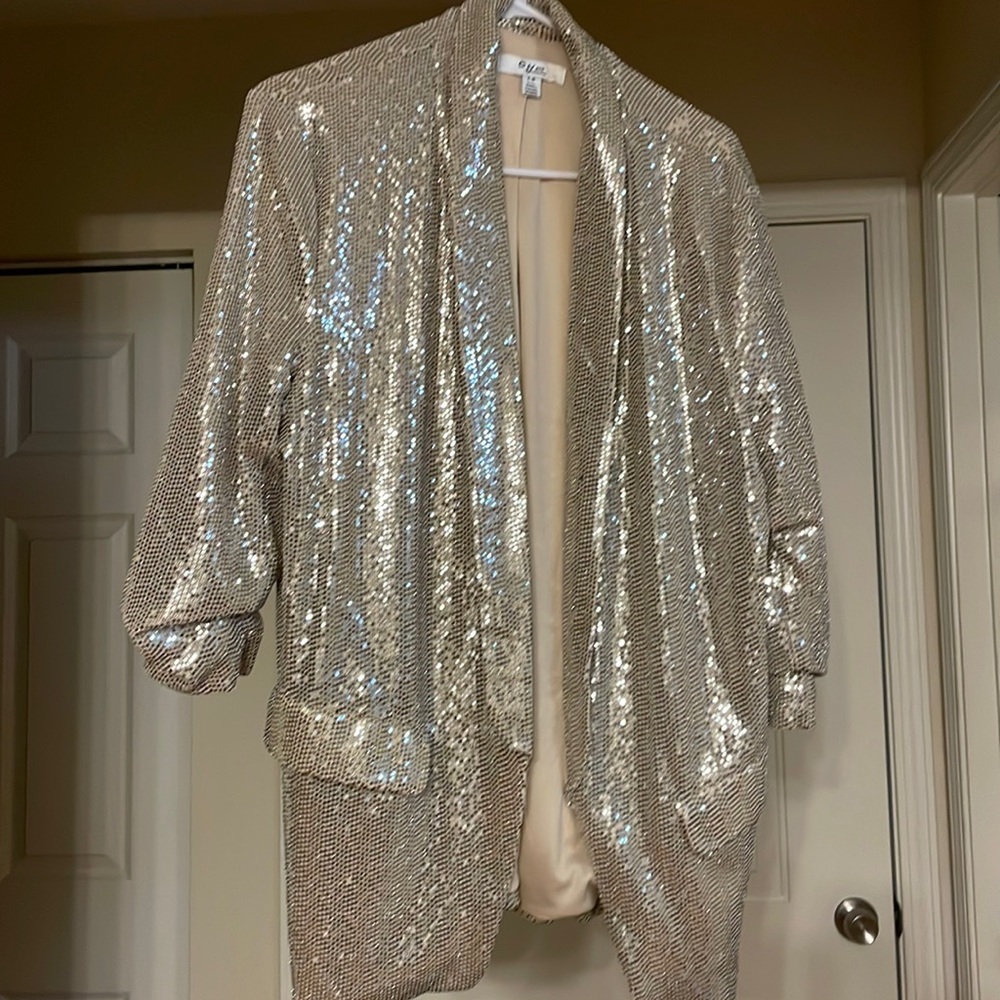 Sequined blazer